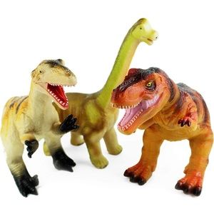 EUC 3 Boley Cotton- Stuffed Jumbo Dinosaur Toys